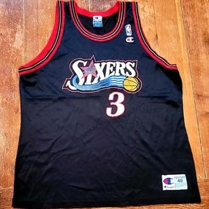 AI Iverson Sixers jersey and ya know